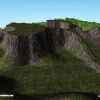 Castle Mount Terrain Created in Earth Sculptor